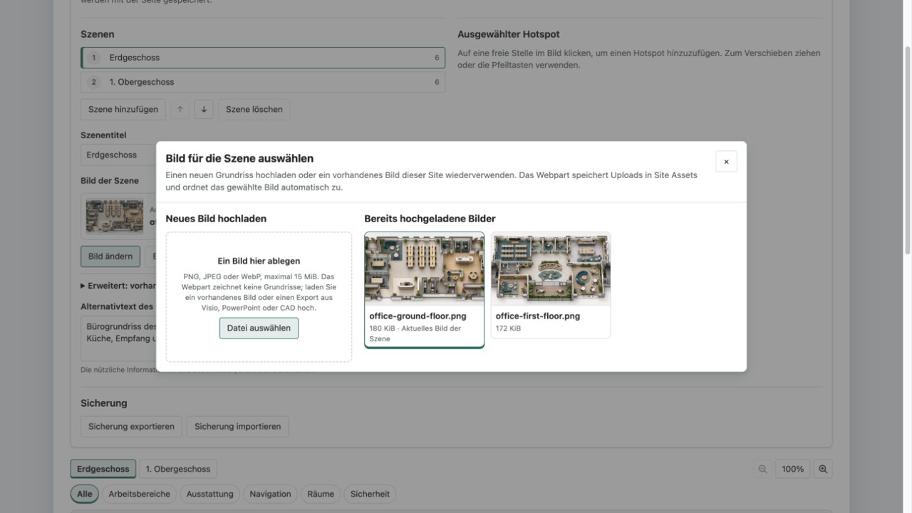Interactive Image Map Pro shown in the Light SharePoint theme